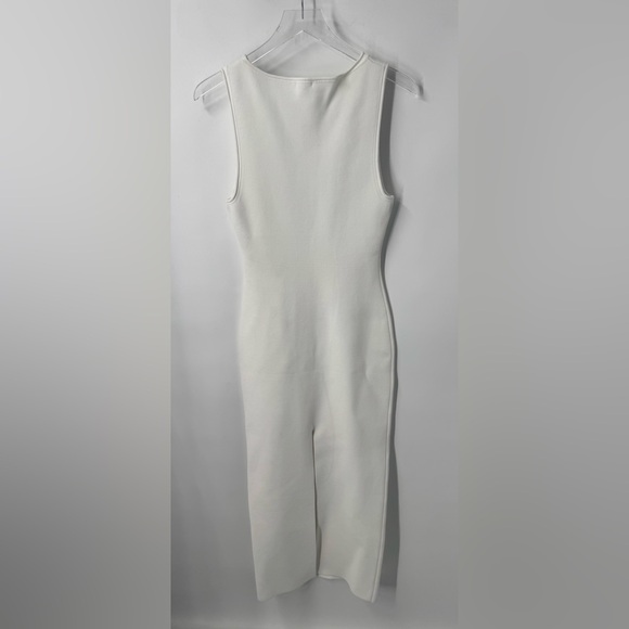 House of CB White Stretch Knit Maxi Dress Small B1835 - Picture 10 of 12